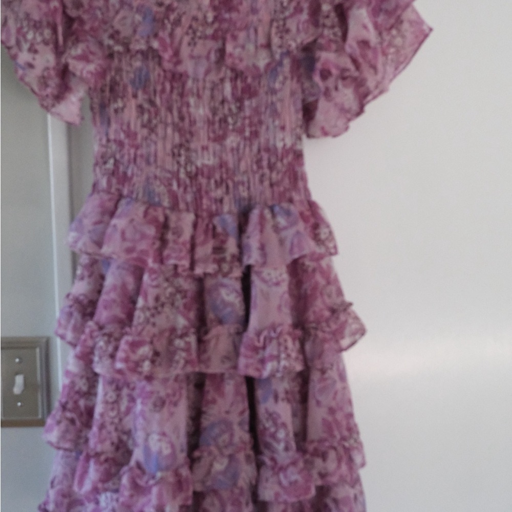 Floral Ruffle MISA Dress